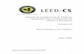LEED CS v2.0 ESP 01spaingbc.org › files › LEED CS v2.0 ESP 01.pdf · Directrices de materiales y recursos para la construcción del núcleo y envoltorio del edificio; Planificación