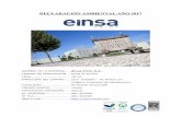 DECLARACIÓN AMBIENTAL AÑO 2017 - Einsa Print · Declaración Ambiental de EINSA As Pontes 2017 Pág. 10/28 SISTEMA DE GESTIÓN El Sistema de Gestión Integrado de Einsa Print, S.A.
