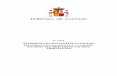 TRIBUNAL DE CUENTAS - Comisión Nacional del Mercado de ... · Tribunal de Cuentas, y a tenor de lo previsto en los artículos 12 y 14 de lamisma disposición y concordantes de la