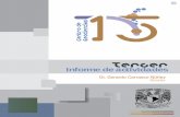 Tercer - Centro de Geociencias, UNAM Campus Juriquilla€¦ · Se organizó el ciclo de seminarios institucionales con la presentación de 38 pláticas impartidas por investigadores