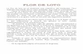 FLOR DE LOTOclasedereli.es › ... › DeTodo › FlorDeLoto.pdf · 2014-11-10 · FLOR DE LOTO La flor de loto es un elemento muy simbólico del hinduismo. Pero también nos puede