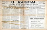 El Radical, 66 (13 de noviembre de 1933) · que para deshacer entuertos, quiere aca bar con un régimen que no tiraniza, ni somete a nadie; para un régimen que no puede ser representado