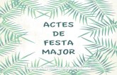ACTES DE FESTA MAJOR - Móra la Nova · 2018-07-26 · DE LES PUBILLES I HEREUS 2017 i 2018 acompanyats del consistori i la pregonera. Tot encapçalat pel Club de Twirling i Banda