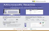 Microsoft Teams · 2020-03-14 · Microsoft Teams Realiza tu clase desde cualquier lugar comunícate en vivo, administra proyectos, evalúa y colabora en tiempo real. Equipos Matemáticas