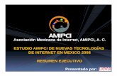 Estudio AMIPCI nuevas tecnologias de Internet en Mexico 2008 … · 2020-01-13 · estudio amipci de nuevas tecnologÍas de internet en mexico 2008de internet en mexico 2008 resumen
