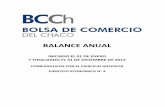 BALANCE ANUAL - Bolsa de Comercio del Chaco › pdf › estados_contables › BALANCE-2012.pdf · de los principales productos y servicios que las empresas de la región demandan
