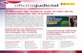 PUBLICACIÓN DEL MINISTERIO DE JUSTICIA nº 8 Septiembre ... · Entrevista a la Subdirectora General de las Nuevas . Tecnologías de Justicia. Ángeles Turón habla de los principales