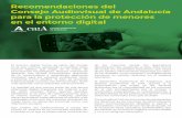 Recomendaciones del Consejo Audiovisual de Andalucía para ... · Netiquetas: también conocidas como las etiquetas del ciberespacio. Son un conjunto de reglas que regulan el comportamiento