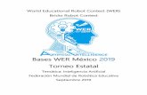 Bases WER México 2019 Torneo Estatal€¦ · 5.3 Clasificaciones y resultados..... 13 6. Infracciones y Penalizaciones ... del robot durante la etapa de programación y prácticas.