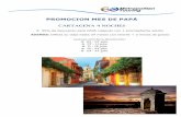 PROMOCION MES DE PAPÁcoopuce.puce.edu.ec/docs/2015-06-MAXITRAVEL-Cartagena.pdf · Hotel Caribe Cartagena de Indias, un hotel histórico en primera línea de playa de El Laguito,
