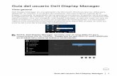 Dell P2419H Dell Display Manager Guía del usuario · Dell Display Manager es una aplicación de Microsoft Windows que se utiliza para gestionar un monitor o un grupo de monitores.