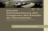 Gaceta Parlamentaria del Congreso del Estado de Guanajuato · Discusión y, en su caso, aprobación del dictamen por la emitido Comisión de Hacienda y Fiscalización, relativo al