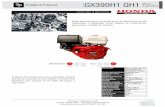 Fichas Técnicas Honda - Energía y Potencia | Motores Honda › wp-content › uploads › 2018 › 06 › GX390H1-QH1.pdfMotocilíndrico 4 tiempos Tipo de camisa de cilindroCamisa