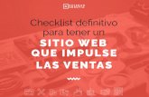 ¡HOLA! · © 2018 Esteban Urrutia / EstebanUrrutia.com 1 ¡HOLA! Espero que este checklist te sirva para identificar que le está faltando a tu sitio web para que realmente ...