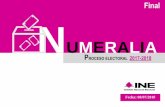 UMERALIA - Instituto Nacional Electoral · P á g i n a 1 | 130 Proceso Electoral Federal 2017-2018 P ROCESO ELECTORAL 2017-2018 N UMERALIA Fecha: 08/07/2018 /2018 Final