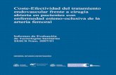 Coste-Efectividad del tratamiento Ramos-Goأ±i JM, Mar Medina J. Coste-Efectividad del tratamiento endovascular