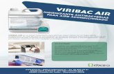 APLICACIONESdxsa.es/wp-content/uploads/2020/07/viribac-air.pdf · APLICACIONES Se emplea como bactericida para sistemas de circuitos de acondicionamiento de aire. Especialmente indicado