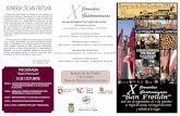 triptico jornadas 2013cdr - La Virgen del Camino (León) · 2013-09-20 · PROGRAMA “SAN FROILAN” 5 DE OCTUBRE Romeria de San Froilán 5 de Octubre “Romería Popular y de Tradiciones
