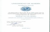 UNIVERSIDAD DE ALMERÍA · 2017-12-21 · declaración seguida de acto administrativo de liquidación) o para rectificar la autoliquidación, ya sea en vía de gestión o en fase