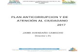 PLAN ANTICORRUPCION Y DE ATENCIÓN AL CIUDADANO 2017dadsa.gov.co/wp-content/uploads/2016/09/Plan-Anticorrupc... · 2017-02-01 · plan anticorrupcion y de atenciÓn al ciudadano 2017