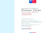 Manual Portafolio Primer Ciclo · 2020-07-03 · 6 Educación Básica Primer Ciclo 2020 Manual Portafolio Con la entrada en vigencia de la Ley Nº 20.903 1 el año 2016, que crea