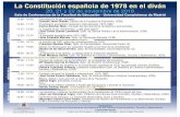 La Constitución española de 1978 en el diván...2018/11/21  · ORGANIZA: Profesorado del Departamento de Didáctica de las Ciencias Experimentales, Sociales y Matemáticas FACULTAD