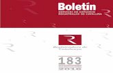 Boletin SERC 183 - Julio-Agosto-Septiembre 2016julio-agosto-septiembre 2016 boletín servicio de estudios registrales de cataluÑa. boletÍn servicio de estudios registrales de cataluña