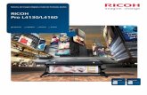 RICOH Pro L4130/L4160...Intensifique el rendimiento de impresión de la manera fácil Cabezales de impresión en una nueva dirección Fácil de configurar y ecológica La RICOH Pro