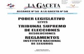 PODER LEGISLATIVO - Inicio€¦ · poder legislativo leyes tribunal supremo de elecciones resoluciones reglamentos instituto nacional de seguros ricardo salas alvarez (firma) firmado