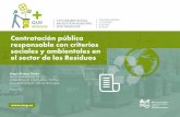 Presentación de PowerPoint€¦ · 6 de Abril de 2017 Mancomunidad Comarca de Pamplona Mankomunitatea Contratación pública responsable con criterios sociales y ambientales en ...