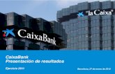 CaixaBank Presentación de resultados · Presentación de resultados – Ejercicio 2011 Bonos a 10 años, puntos básicos Diferencial con el bono alemán 2012: otro año difícil