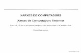 XARXES DE COMPUTADORS Xarxes de Computadors i Internetrobert/teaching/xci/transpas/... · 2008-02-18 · Xarxes locals Les xarxes locals o xarxes LAN (Local Area Network) • Permeten