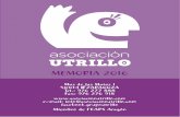 MEMORIA 2016 - Asociación Utrilloasociacionutrillo.com/doc/memoria_2016.pdf · 2017-07-05 · taller de comunicación y trabajo de las habilidades básicas ... con “el arte de