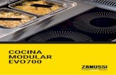 COCINA MODULAR EVO700 - Torralvo Asistencia...Zanussi Professional está diseñada pensando en el rendimiento, fiabilidad y robustez. Gracias a su extraordinaria modularidad, todo