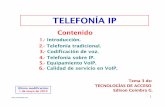 TELEFONÍA IP - coimbraweb.comcoimbraweb.com/documentos/telecom/10.3_voip.pdf · 1.1.-- Introducción ¿Qué es la telefonía IP? fi iió dii liió d Concepto amplio: Definición