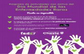 Cartel Enfermedades Raras - Universitat de València · Día Mundial de las Enfermedades Raras Nada es imposible Durante la semana del 19 al 25 de febrero: Cuenta-cuentos “Federito”