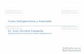 Curso Nutrigenomica y Avanzado Dr. Jose Serrano Casasola · 2016-09-29 · 2.Variaciones monogénicas relacionadas con la saciedad y el control de la ingesta 3.Variaciones en el sentido