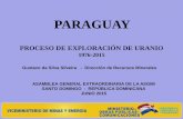 PARAGUAY - cprm.gov.br · Se iniciará próximamente una nueva campaña de perforaciones en la zona de Oviedo, principalmente, a fin de evaluar y certificar el yacimiento, llevada