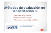 Métodos de evaluación en Rehabilitación II€¦ · Métodos de evaluación en Rehabilitación II: ... • 2. Método de valoración de la fuerza en deportistas. • 3. Monitorización
