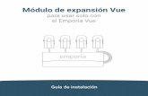 Módulo de expansión Vue - Emporia Energyemporiaenergy.com/Vue Expansion Module Installation Guide - ES.pdf · Módulo de expansión Cable de conexión con conectores de 3,5 mm.