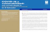 Contenido: Introducción · 2 COID19 y vulnerabilidad: una mirada desde la pobreza multidimensional en El Salvador Programa de las Naciones Unidas para el Desarrollo 3 (Sen, 1992