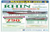 Navidad 2019 Crucero por el RHIN · 2019-07-02 · Navidad 2019 Cod. 05076F 21 DICIEMBRE - DÜSSELDORF • Cena a bordo los Castillos del Valle del Loreley. Llegada a Embarque a partir