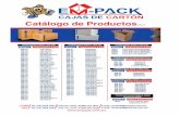 catalogo imprimir 2016 - Empack | Cajas de cartón Catalogo 2017 GDL.pdf · productos de regalo cajas de saldo cajas que cubren sus necesidades a precios muy econÓmicos cuando no