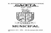1 Gaceta - atizapan.gob.mx · incorporaciÓn al Área urbana municipal del predio denominado ex hacienda del PEDREGAL II, FRACCIÓN I, (6 DE OCTUBRE) (EXPEDIENTE SHA/025/CABILDO/2019).