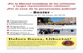 boletín 1 junio sp-1€¦ · de la UGT de las comarcas de Gerona y exconsejera de Trabajo y de Asuntos Sociales del gobierno catalán. Pag. 2 ¡Por la libertad inmediata de los militantes