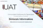 Presentación de PowerPoint - Universidad …cecom.uat.edu.mx/si/si-02-22-2019-portales.pdf2019/02/22  · La sesión se desarrolló también en base al Artículo 15 del estatuto;