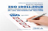 CURSO DE ESPECIALIZACIÓN VIRTUAL NUEVA NORMA ISO …gicaingenieros.com/l3/brochure/brochure_ISO19011.pdf · 2.2 Términos y deﬁniciones de ISO 9001:2015, ISO 14001:2015, ISO 45001:2018,