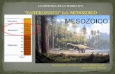“FANEROZOICO” (2): MESOZOICO · MESOZOICO. TRIÁSICO (251-199 m.a.) Se inicia tras la gran extinción del Permo-Trias y acaba con otra extinción masiva Parte de una situación