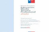 Manual Portafolio Educación Media Técnico Profesional 2020 · 5 Educación edia 2020 Técnico Proesional Manual Portafolio Con la entrada en vigencia de la Ley Nº 20.903 1 el año