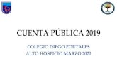 COLEGIO DIEGO PORTALES ALTO HOSPICIO MARZO 2020 · 5 Toma de decisiones y planificación de temáticas a trabajar durante el año. 6 Difusión del reglamento de convivencia escolar